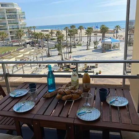 Appartement Face A La Mer Canet En Roussillon Exterior foto